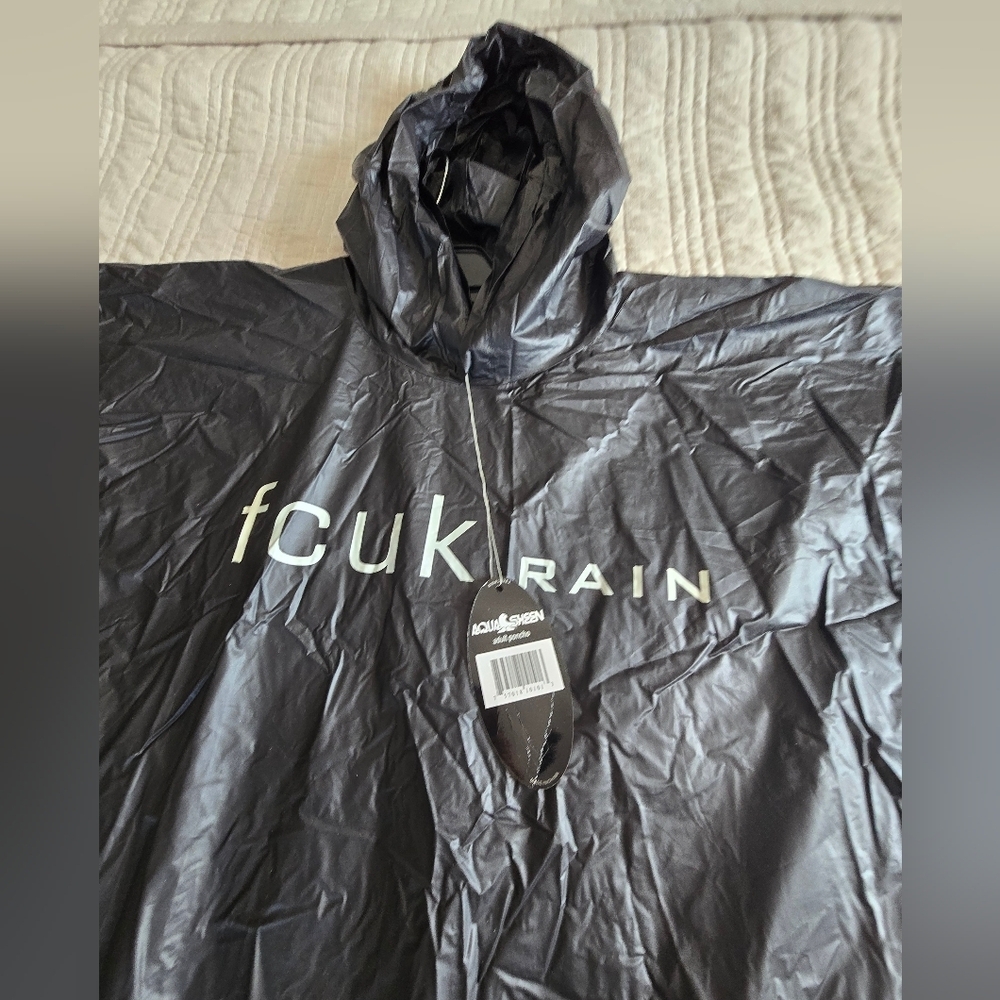 Black Rain Jacket for Men